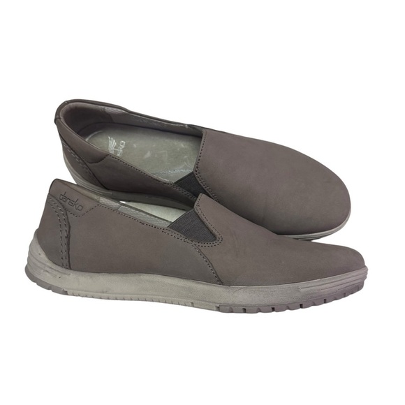 Dansko Gray Flats Comfortable Slip-Ons - Picture 4 of 8